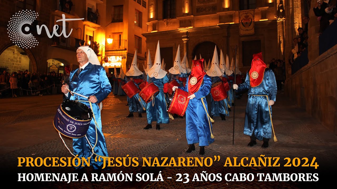 Procesión de JESÚS NAZARENO en ALCAÑIZ | Semana Santa 2024