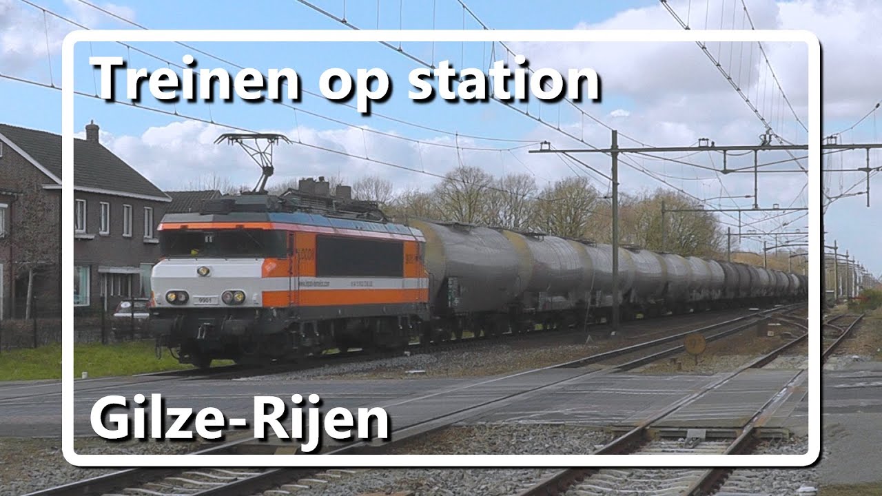 Treinen op station Gilze-Rijen // Dutch Train Compilation