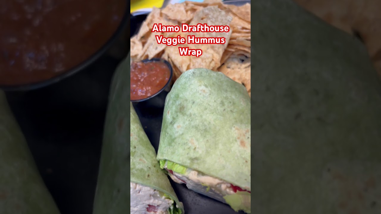 Alamo Drafthouse Veggie Hummus Wrap 