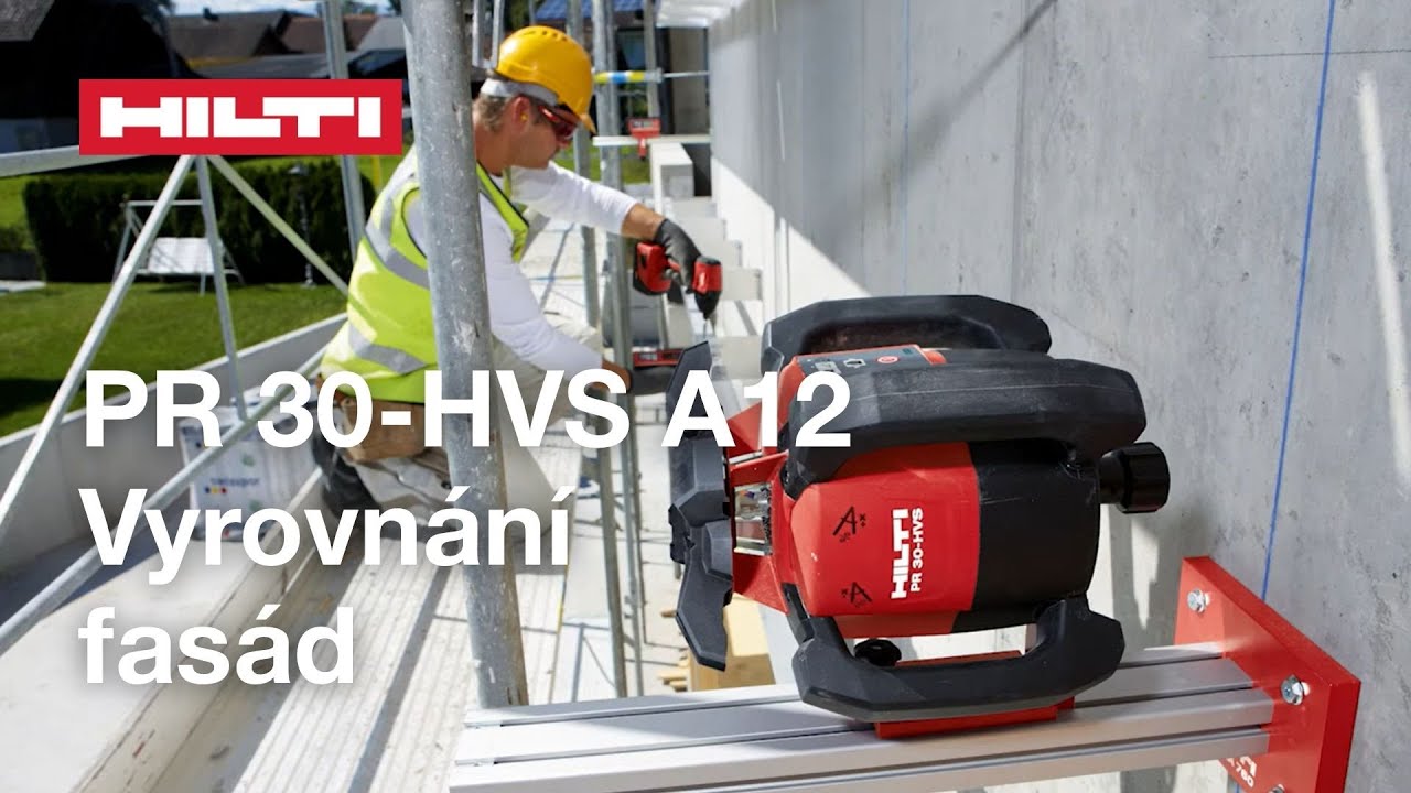 Hilti PR 30-HVS A12 - Vyrovnání fasád