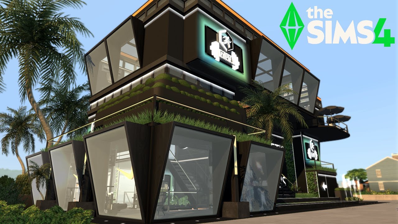 The Sims 4: SEQUOIA GYM | Businesses & Hobbies Pack | CC Build Tour🏋🏼✨
