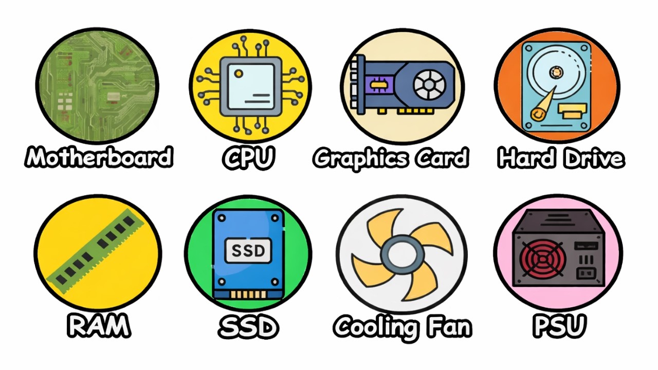 Every Computer Component Explained in 8 Minutes