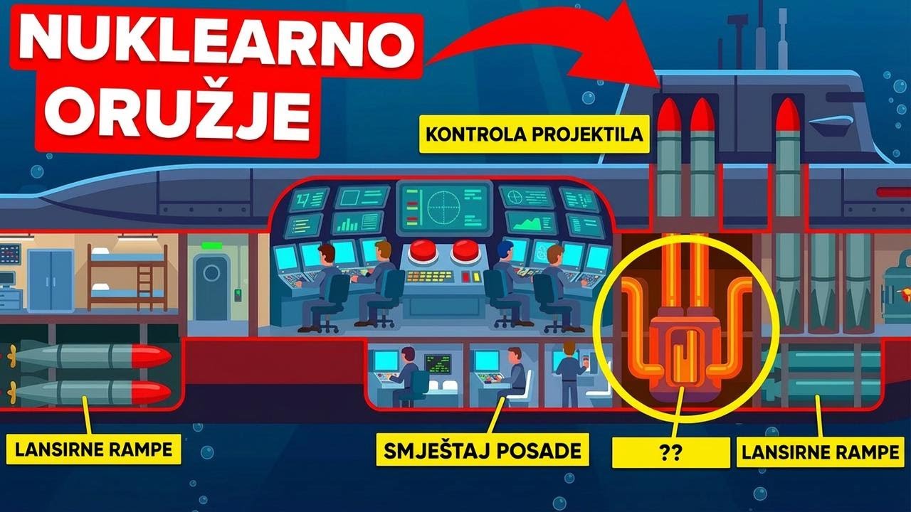 Život unutar podmornice Sudnjeg dana: Što se događa na Ohio klasama?