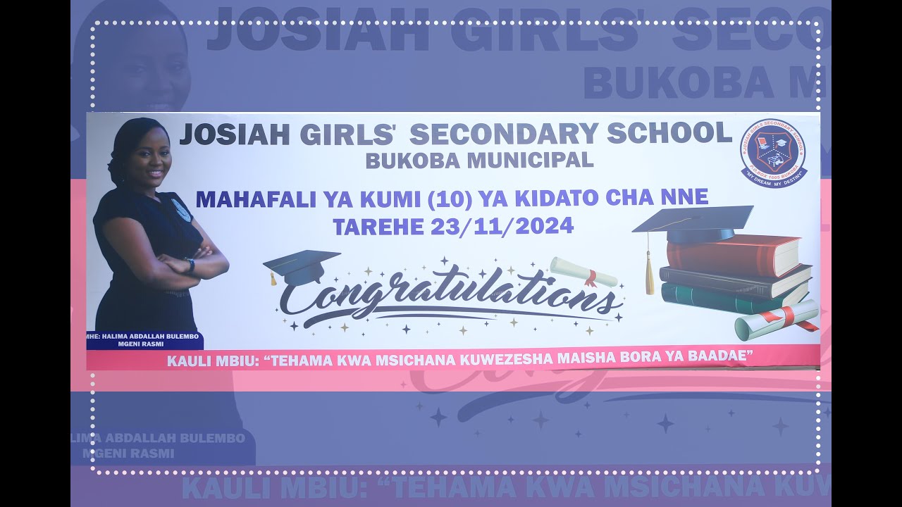 MAHAFALI YA 1O YA KIDATO CHA NNE, JOSIAH GIRL'S SECONDARY SCHOOL.