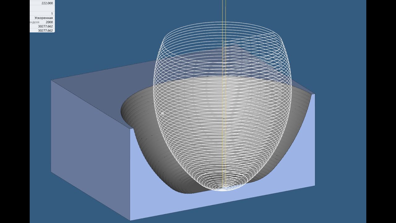127 Fanuc Macro. Radius-Radius milliing. CNC practicum.