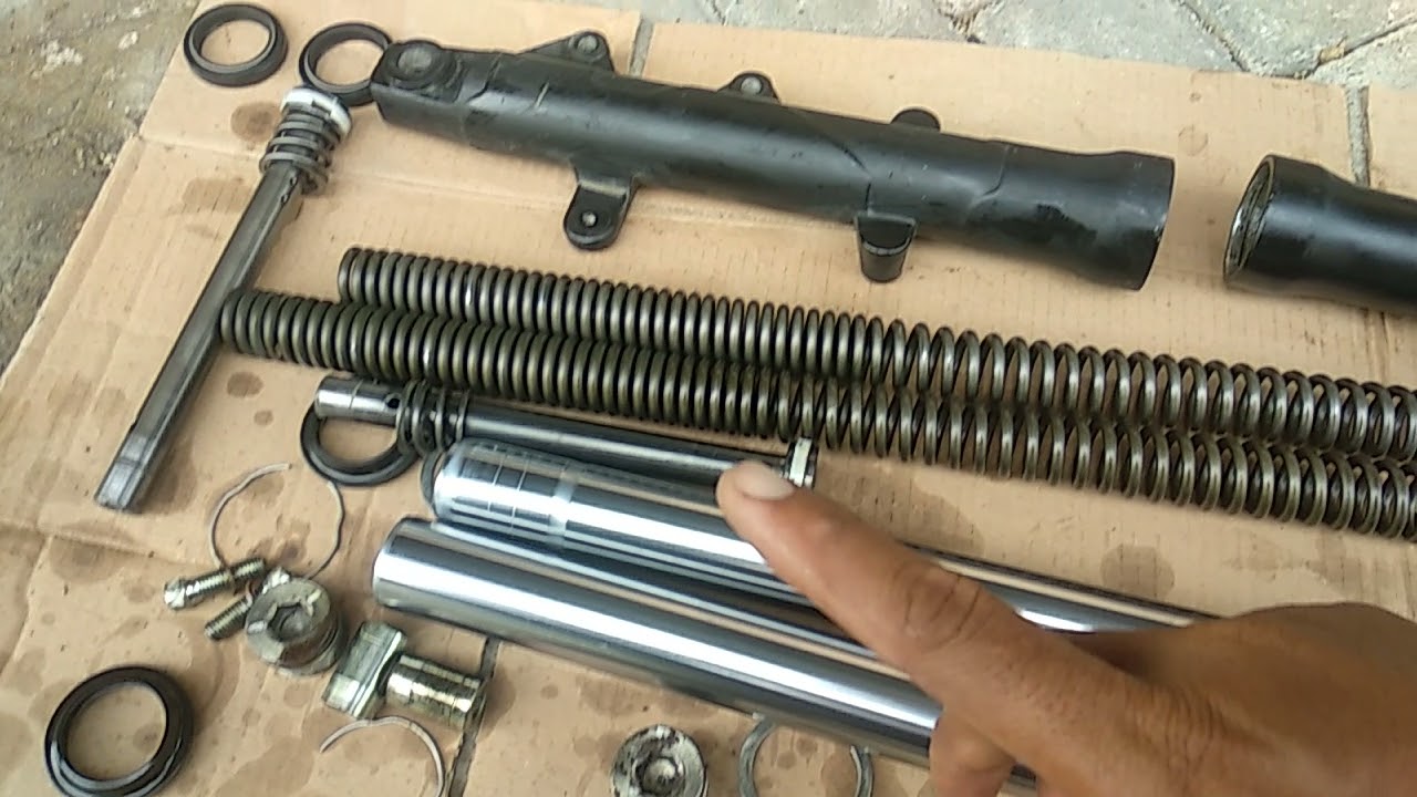 pulsar ns200 ganti seal shock depan 
