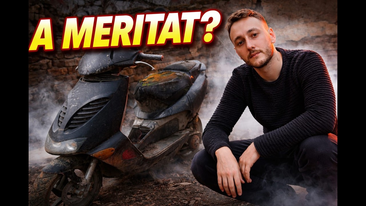 A MERITAT? Am repornit scuterul după 3 ANI 🛵 (Part1)