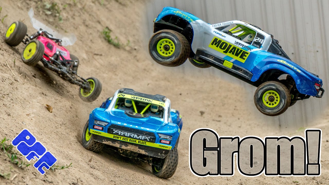 Arrma Mohave Grom: первая битва на заднем дворе против Losi Mini B!