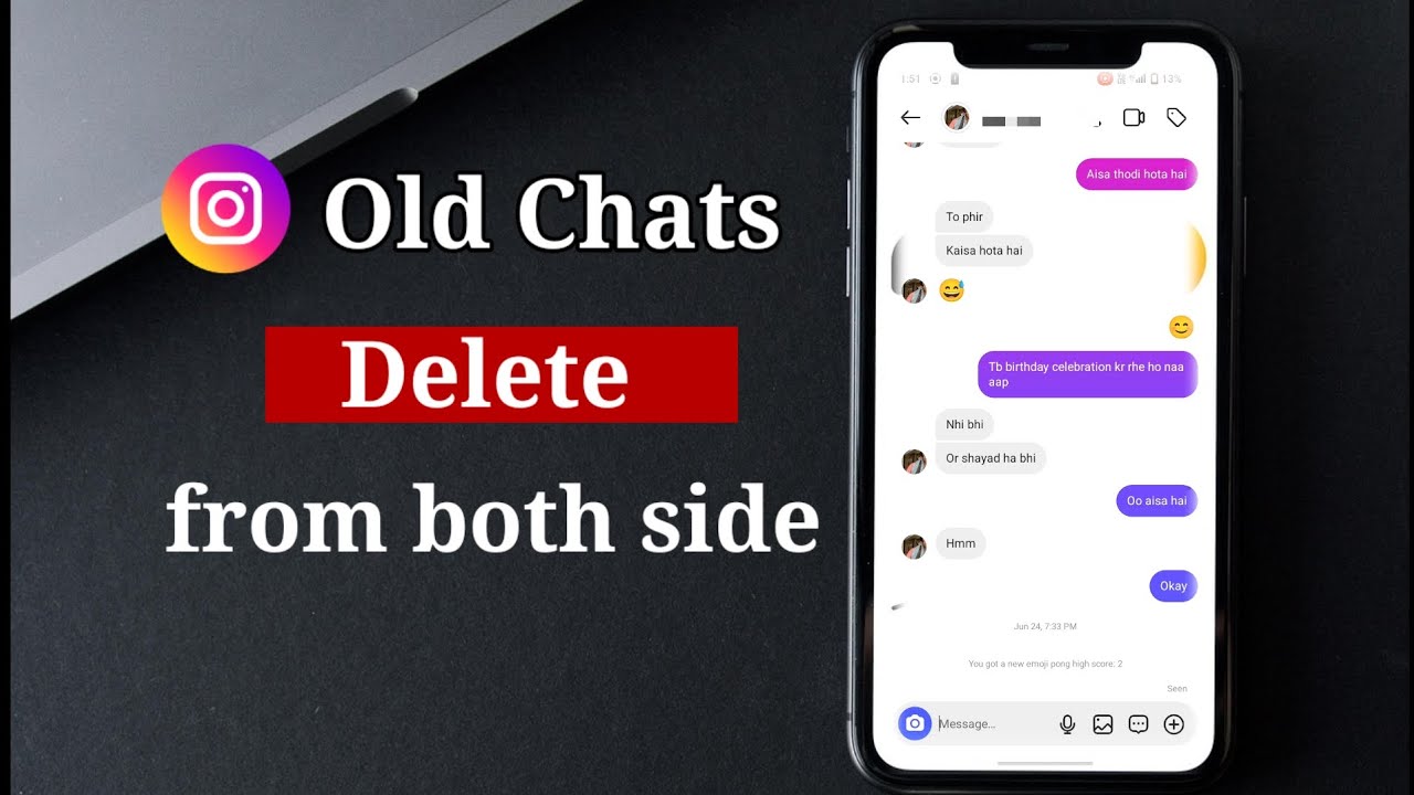 Instagram chats delete both sides|| Instagram chats dono sides se delete kaise kare