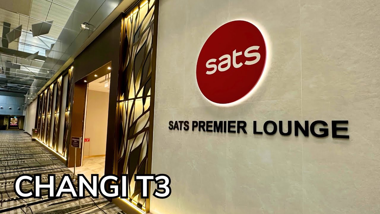 Обзор зала ожидания SATS Premier Lounge в аэропорту Сингапура Чанги, Терминал 3, май 2025 г.