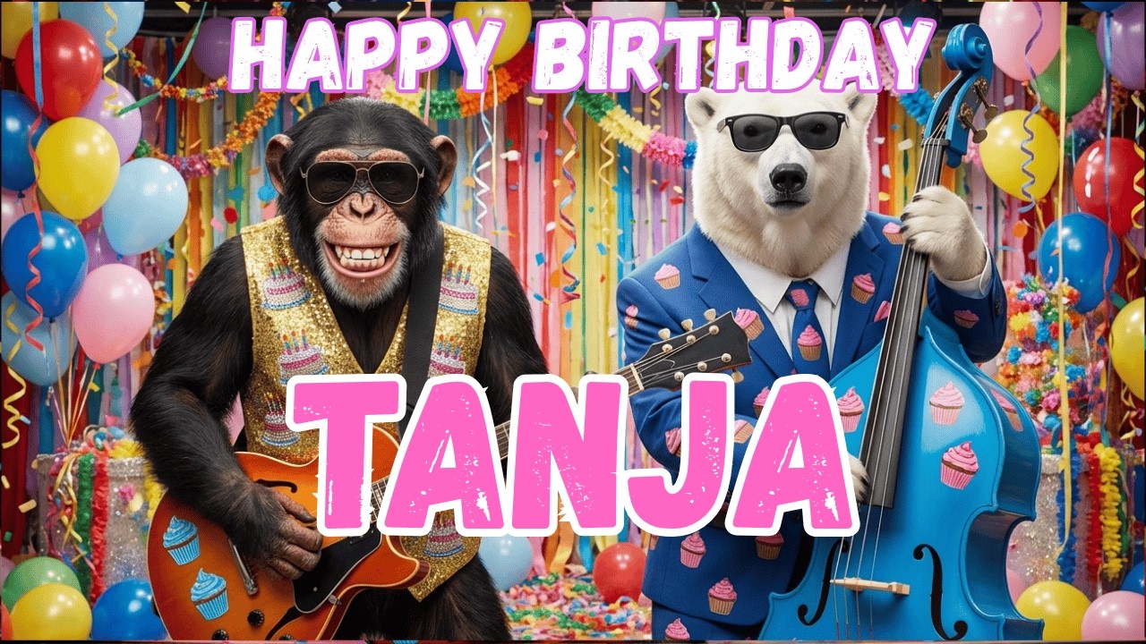 TANJA Happy Birthday Song - Happy Birthday to Tanja
