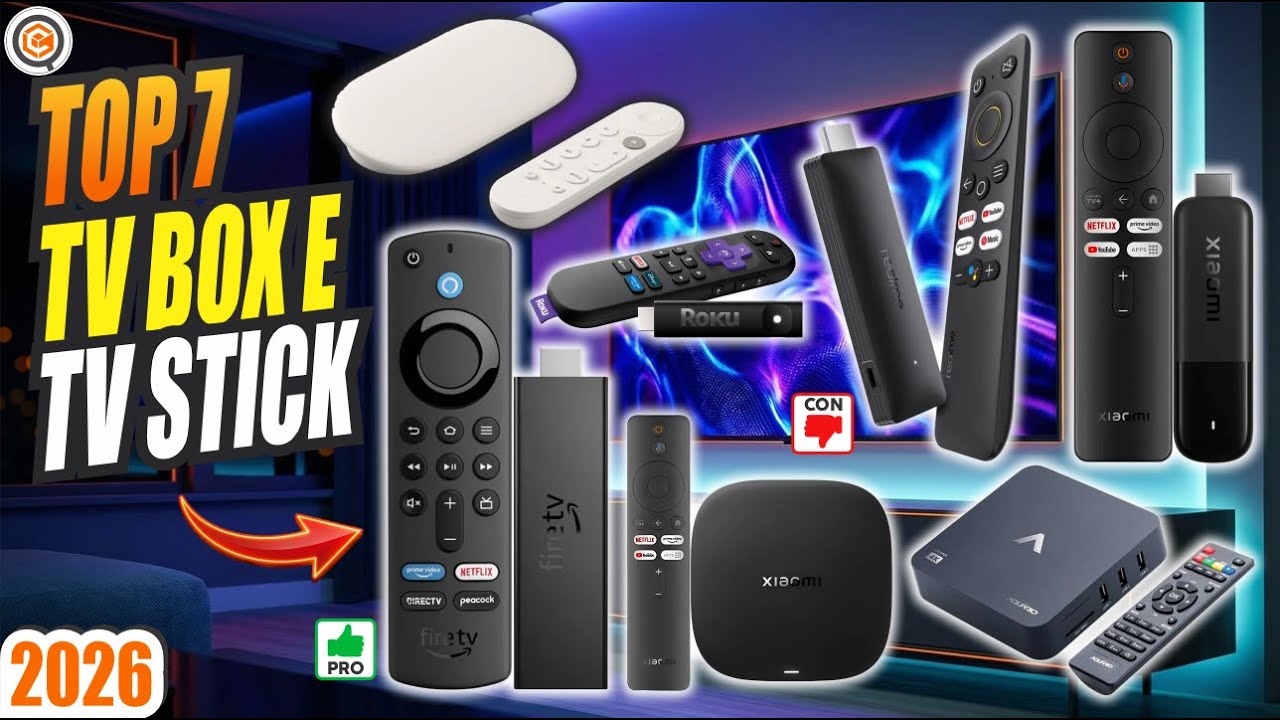 Melhor TV Box/Stick Homologada 2026: TOP 7 opções seguras e rápidas