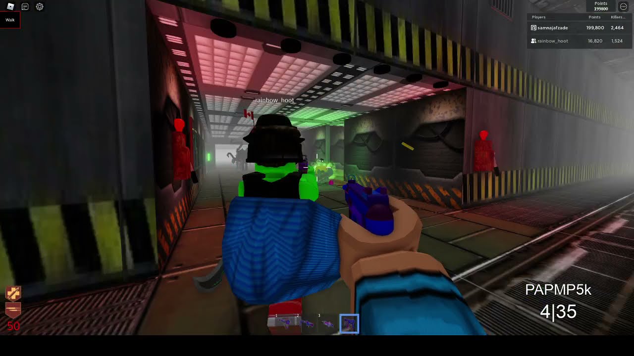 Roblox Saktk Endless Survival Helping A Friend Get Wave 50. Gameplay #2