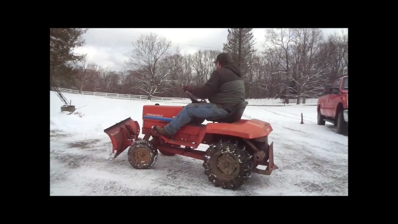 83 8163-B gravely plows the remote out post driveway
