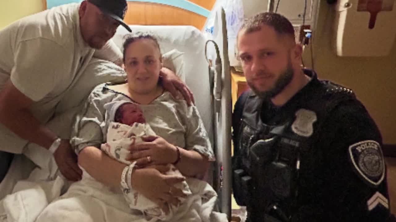 Melvindale police officer delivers baby during traffic stop with brother's help over radio