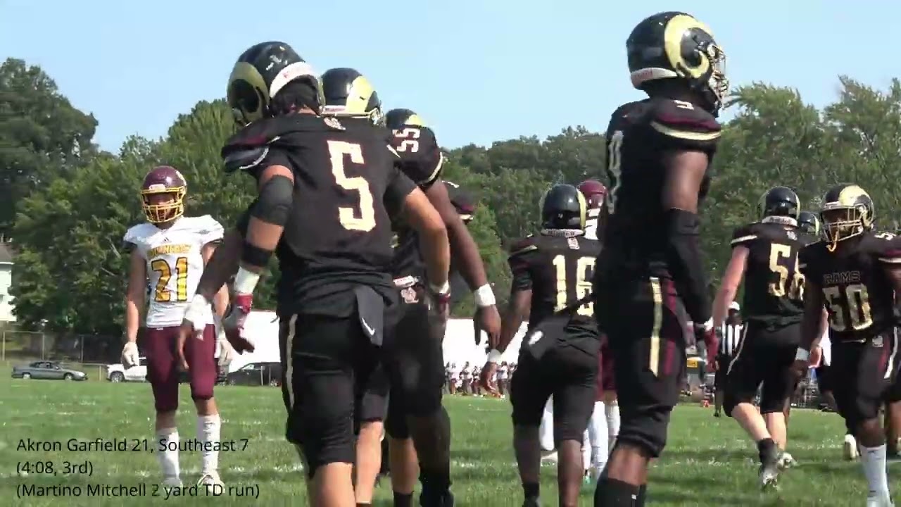 Week #1 HSFB: Southeast Pirates at Akron Garfield Golden Rams (08/24/2024)