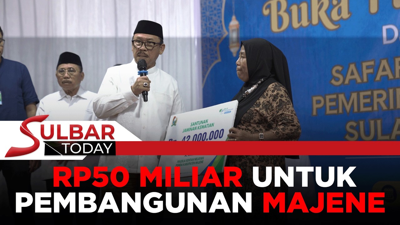 Suhardi Duka Bagikan 1.000 Paket Ramadan di Majene, Alokasikan Rp50 Miliar untuk Pembangunan