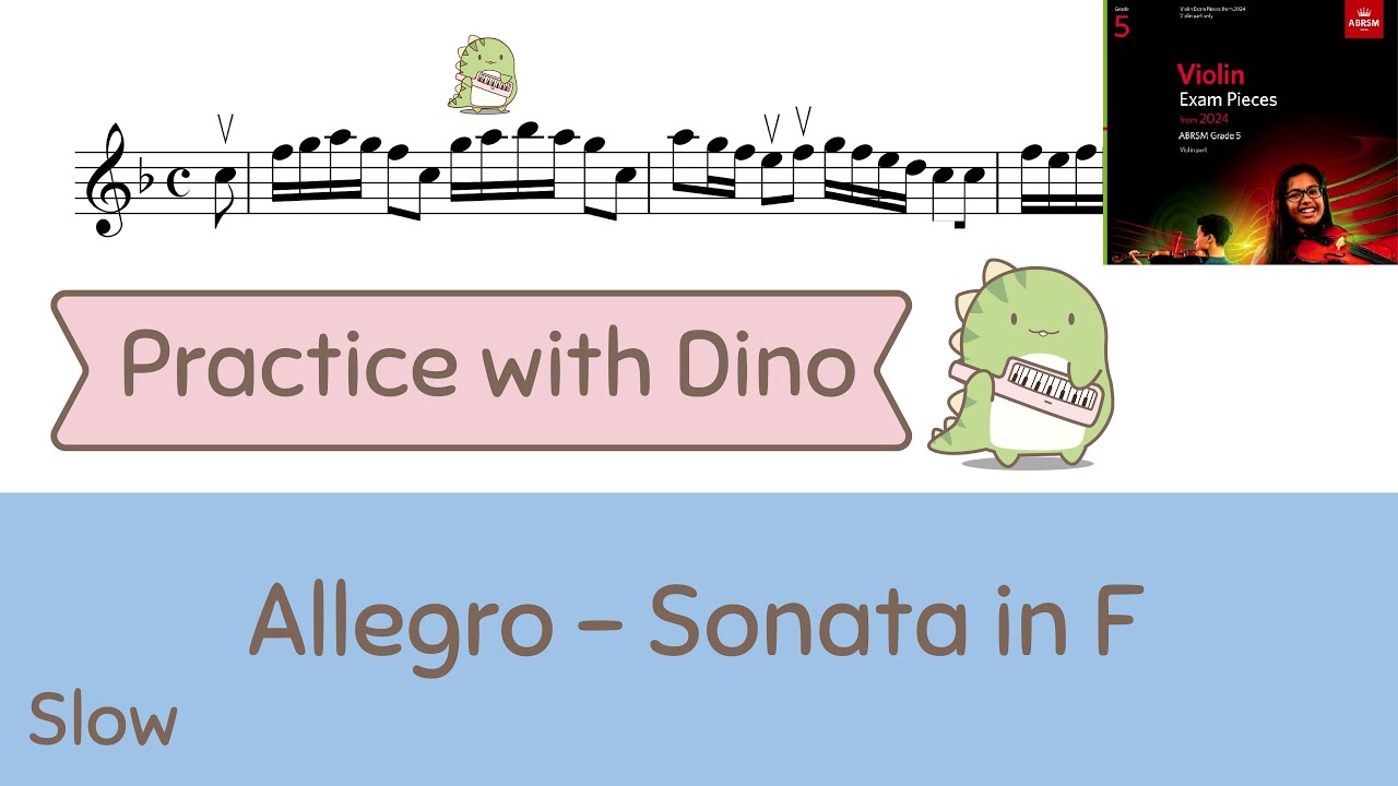 (Slow) Allegro  - Handel ABRSM 2024 Violin grade 5 (A2)