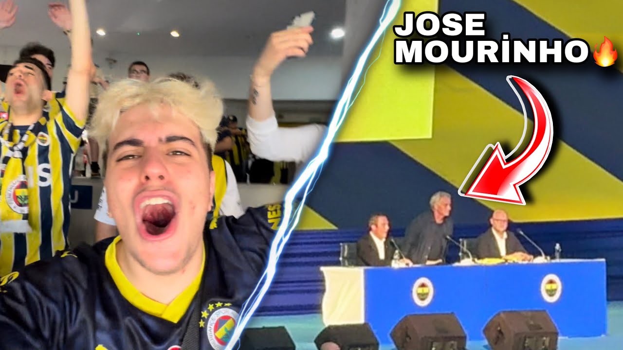 JOSE MOURİNHO'NUN İMZA TÖRENİNE GİTTİM😯 | Stadyum Vlogu 4K