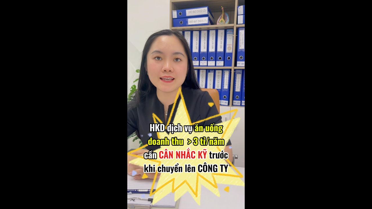 Hộ kinh doanh Dịch Vụ Ăn Uống có Doanh Thu trên 3 tỉ/năm, có nên lên CÔNG TY?