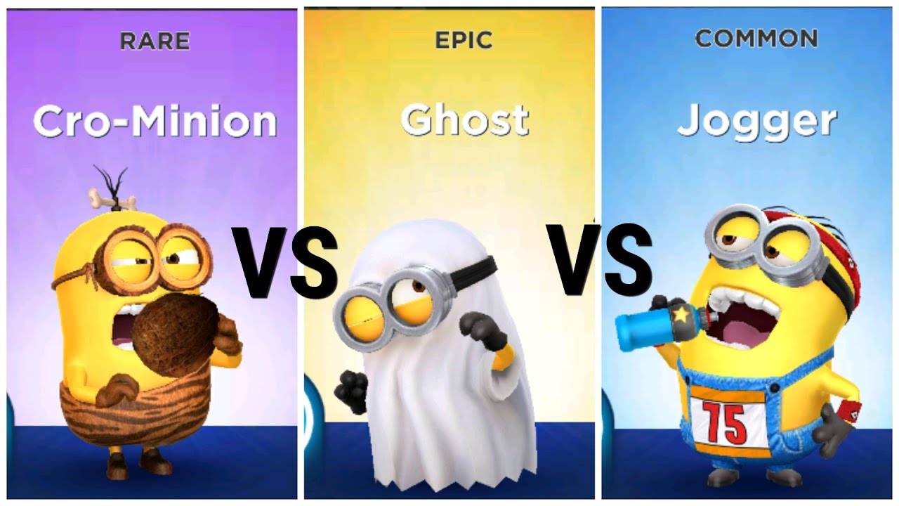 Minion Rush Cro-Minion VS Ghost VS Jogger