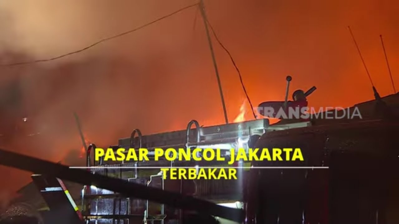 Pasar Poncol Jakarta Terbakar | UJUNG-UJUNGNYA DAMKAR (09/04/25) Part 5