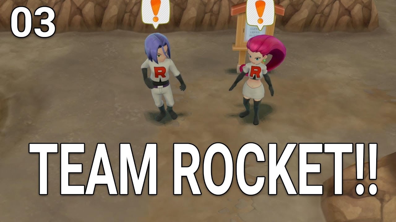 POK&Eacute;MON: Let's Go, Pikachu! - Let's Play Part 3, Team Rocket! (Co-op w/ commentary)