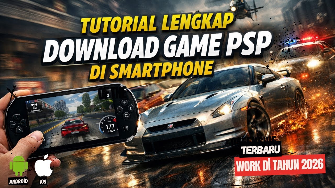 CARA MAIN GAME PSP DI SMARTPHONE! - GAMPANG DAN TERBARU 2026 IOS & ANDROID