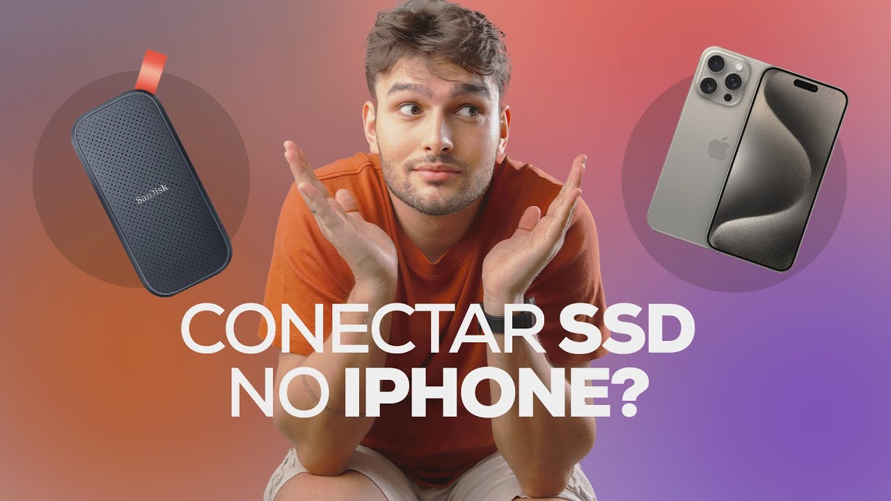 Como conectar o SSD no iPhone?
