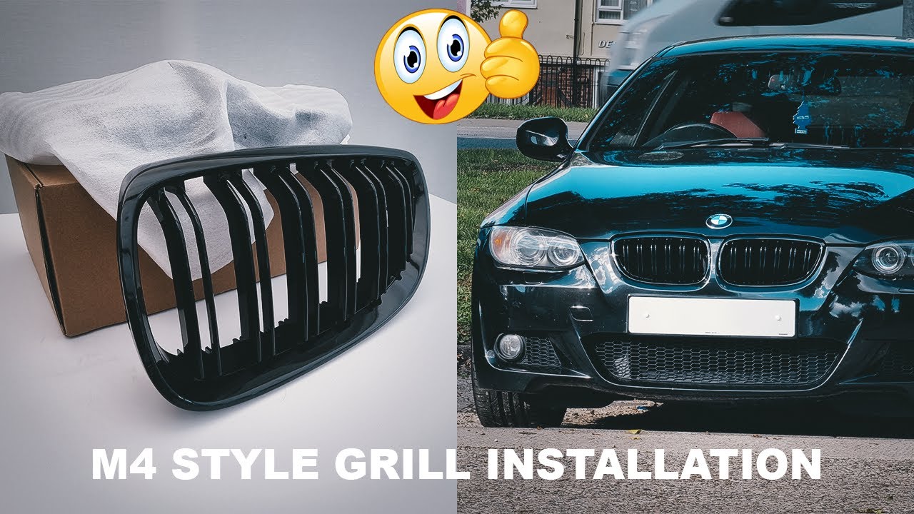BMW E92 M4 STYLE GRILL INSTALLATION