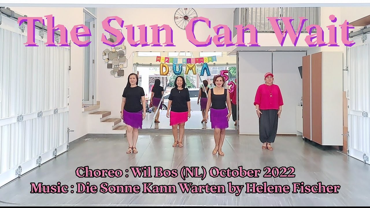 THE SUN CAN WAIT - line dance (Bos (NL))