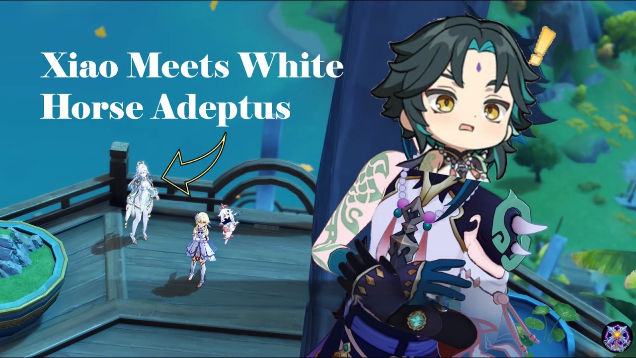 Xiao Meets Zibai (White Horse Adeptus) | Lantern Rite: Version Luna IV