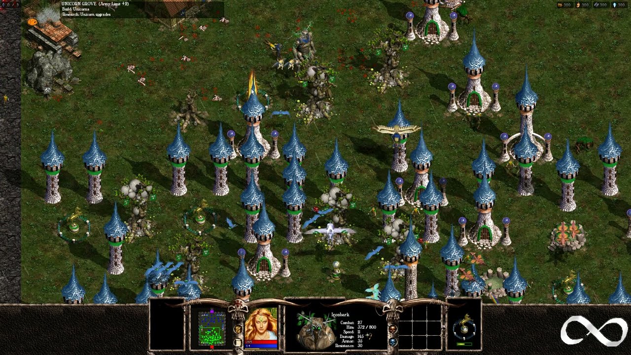 Warlords Battlecry III, AI Battle, Fey vs Wood Elf