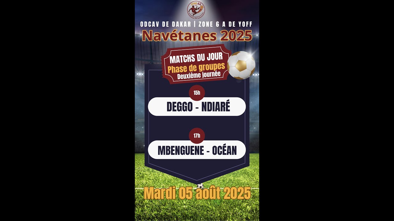 EN DIRECT : ASC NDIARRE VS ASC DEGGO