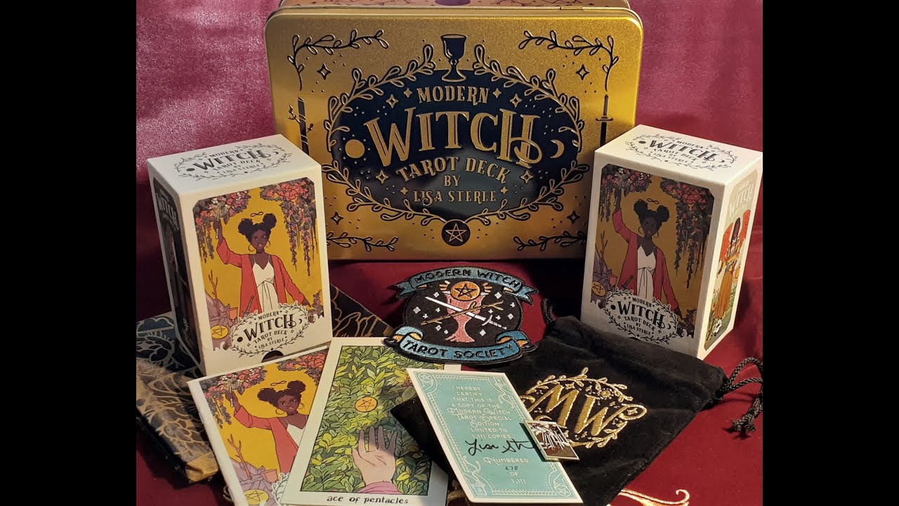 Walkthrough of the Modern Witch Tarot Deck by Lisa Sterle