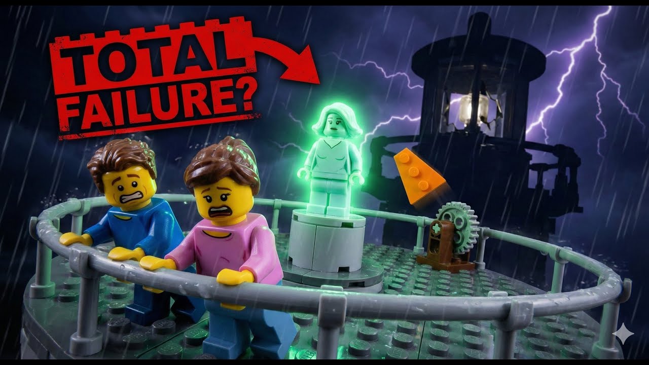 LEGO Lighthouse DISASTER! ⛈️ Can They Fix It In Time?