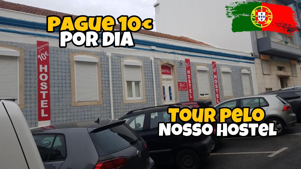Tour pelo nosso Hostel baratinho em Lisboa Portugal 🇵🇹Vivendo em Portugal