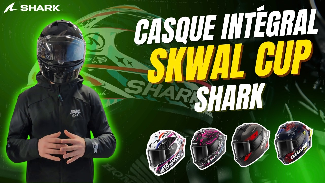 Présentation du nouveau casque Shark Skwal Cup