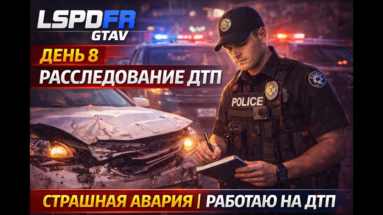 симулятор копа в GTA  - LSPDFR , коп играет #shorts