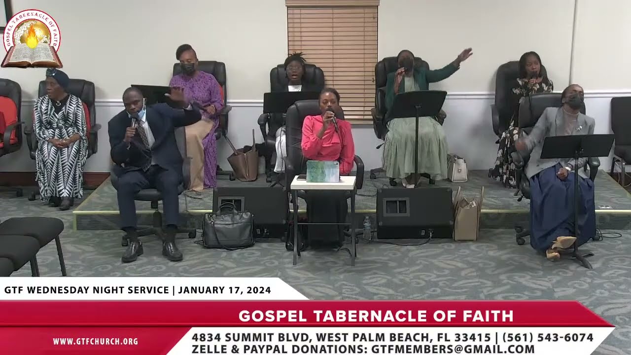 GTF Church Wednesday Night Service | January 17, 2024