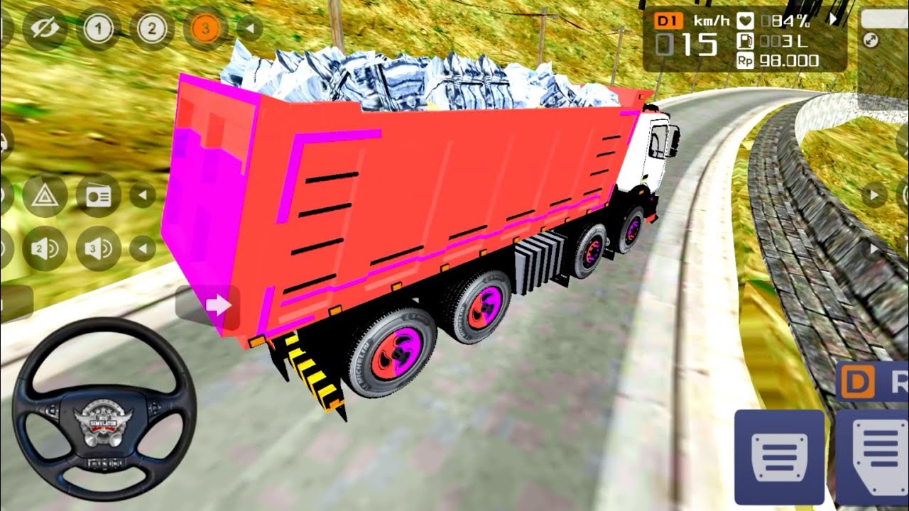 🤩 Big Dumper Truck Off-road Diving 🤯| Tata Signa Tripper Stones Transport 💥