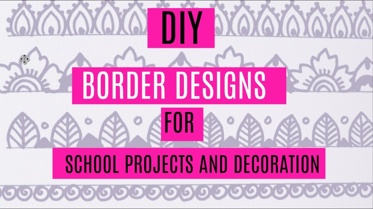10 Simple Border Design for Decoration and Art Projects/Zentangle Pattern