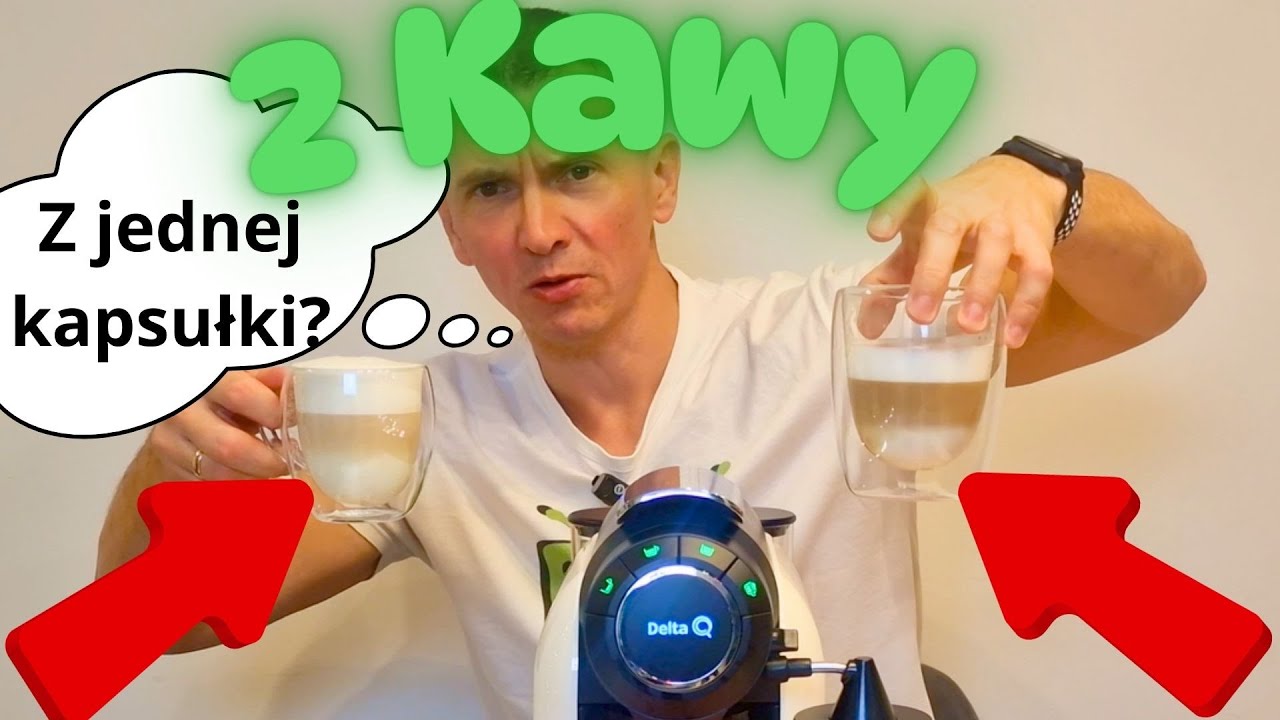 Ekspres Kapsułkowy Delta Z Biedronki, Jak Spienia Mleko? Jak Zrobić 2 Latte Z Jednej Kapsułki, FT484
