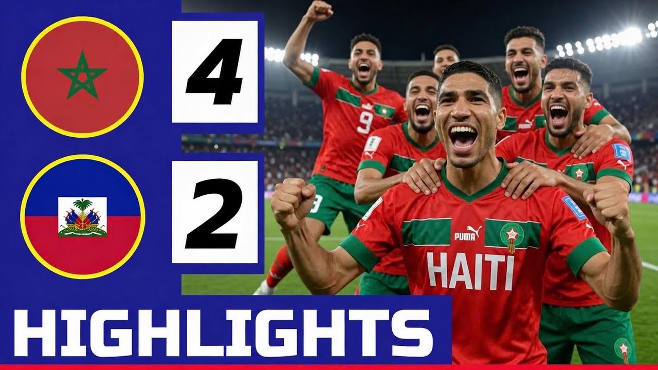 Maroc vs Haiti 4-2 - All Goals & Highlights 🔥 FIFA World Cup 2026 HD