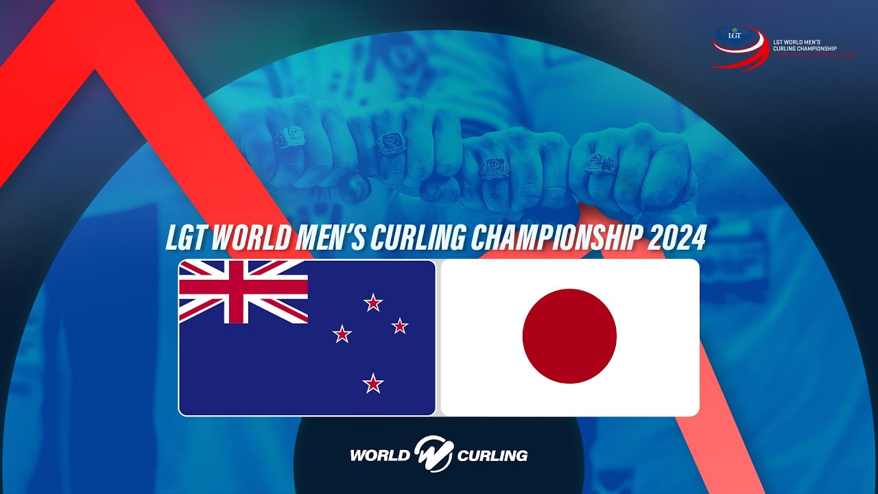 New Zealand  v Japan - LGT World Men's Curling Championship 2024 - Highlights