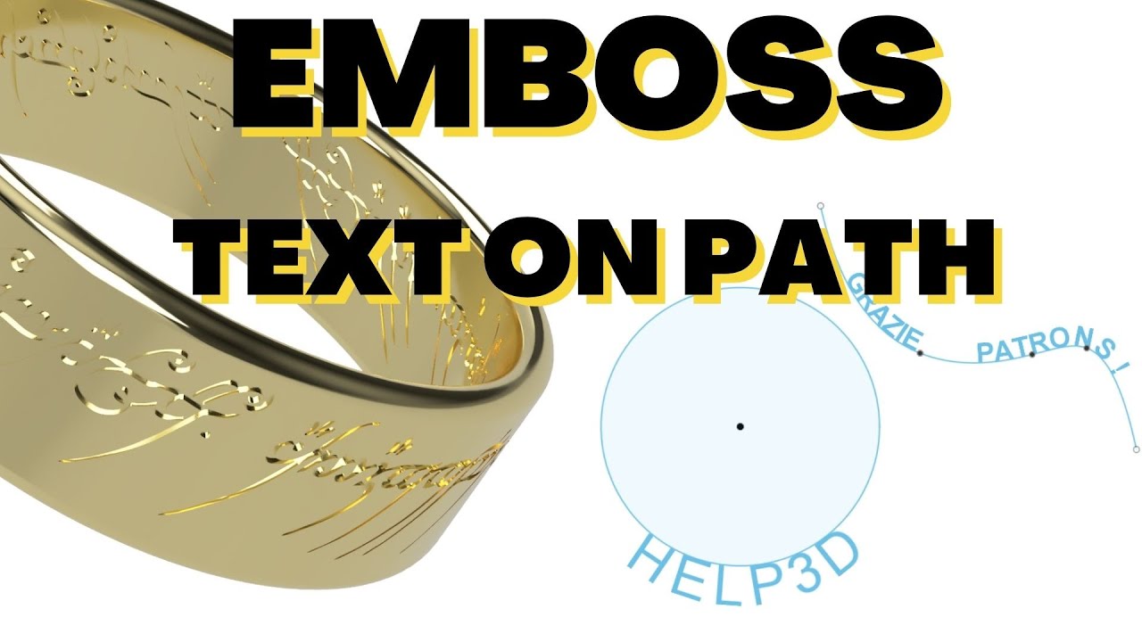 Novità Fusion 360 - Testi 3D e 2D con Emboss e Text on Path
