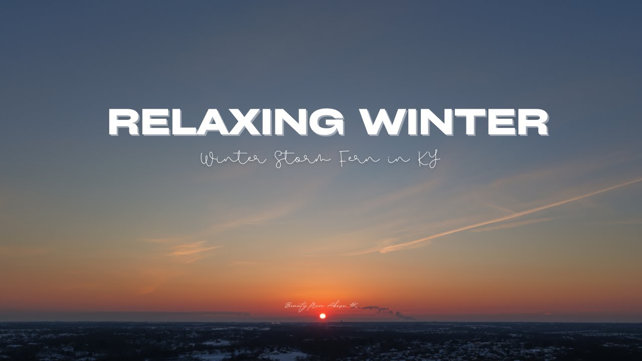 Kentucky Snowed In! Relaxing 4K Winter Scenery