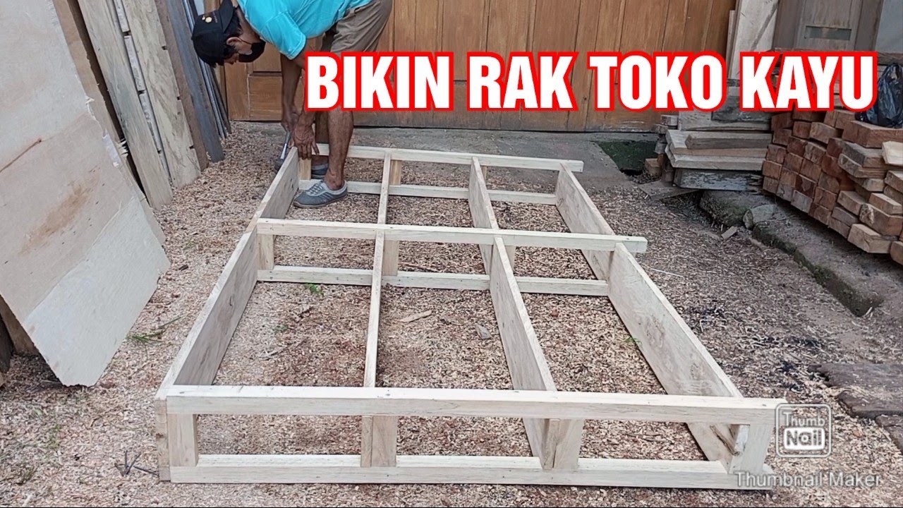 Membuat Rak Toko Dari Kayu | Rak Warung Sembako | Wooden Rack | Woodworking | Nina Taristiana