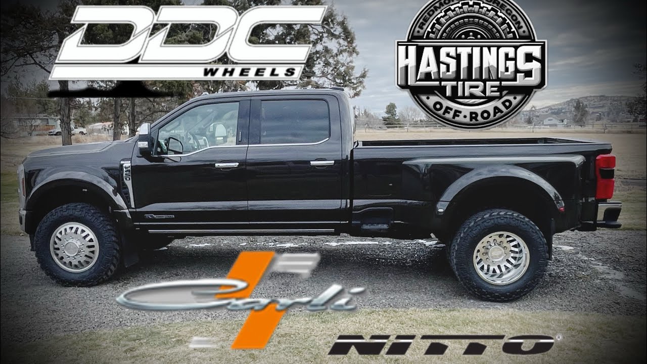 F450 King Ranch, Carli Suspension, DDC wheels on 37” Nittos