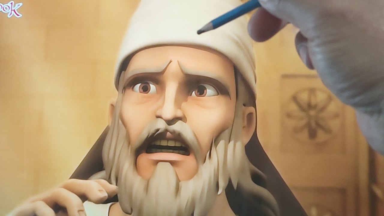 How to draw Zechariah from Superbook
